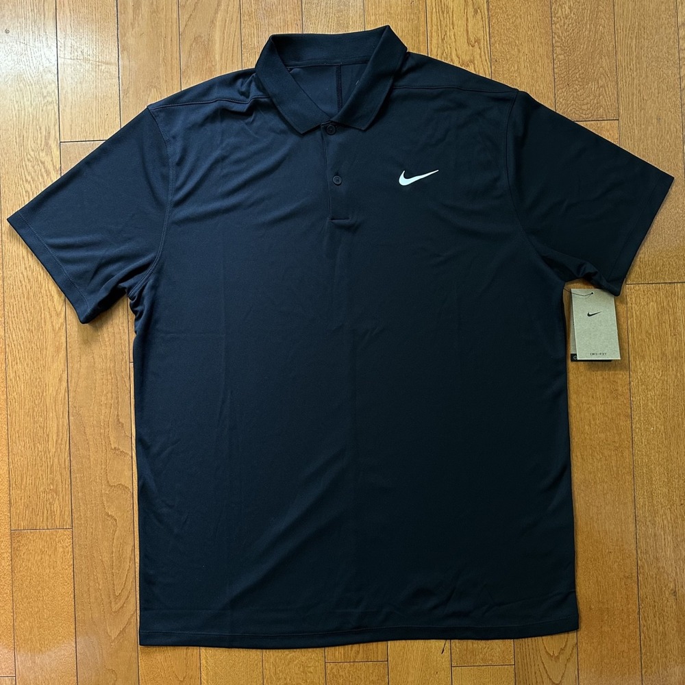 Men's Nike Dri-Fit Victory Golf/Tennis Polo, Size - Large, Black, DD8372-010,NWT